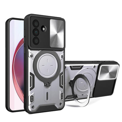 CD Texture Sliding Camshield Magnetic Holder Phone Case, For Galaxy A57 5G, For Samsung Galaxy A37 5G, For Galaxy A27 5G, For Samsung Galaxy A06 5G, For Samsung Galaxy A56 5G, For Samsung Galaxy A26 5G, For Samsung Galaxy A36 5G, For Samsung Galaxy A16...