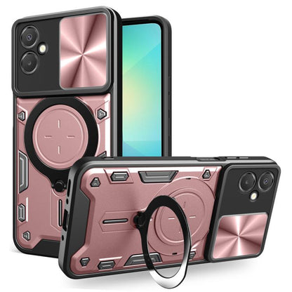 CD Texture Sliding Camshield Magnetic Holder Phone Case, For Galaxy A57 5G, For Samsung Galaxy A37 5G, For Galaxy A27 5G, For Samsung Galaxy A06 5G, For Samsung Galaxy A56 5G, For Samsung Galaxy A26 5G, For Samsung Galaxy A36 5G, For Samsung Galaxy A16...
