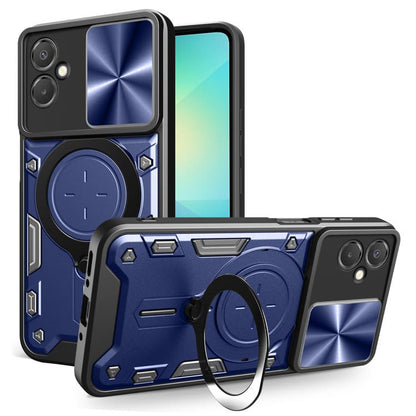 CD Texture Sliding Camshield Magnetic Holder Phone Case, For Galaxy A57 5G, For Samsung Galaxy A37 5G, For Galaxy A27 5G, For Samsung Galaxy A06 5G, For Samsung Galaxy A56 5G, For Samsung Galaxy A26 5G, For Samsung Galaxy A36 5G, For Samsung Galaxy A16...