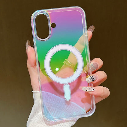 Gradient Color MagSafe Airbag Full Coverage Phone Case, For iPhone 18 Pro, For iPhone 18 Pro Max, For iPhone 16e / 17e, For iPhone 17 Pro Max, For iPhone 17 Pro, For iPhone 17, For iPhone Air, For iPhone 16 Pro Max, For iPhone 16 Pro, For iPhone 16 Plu...