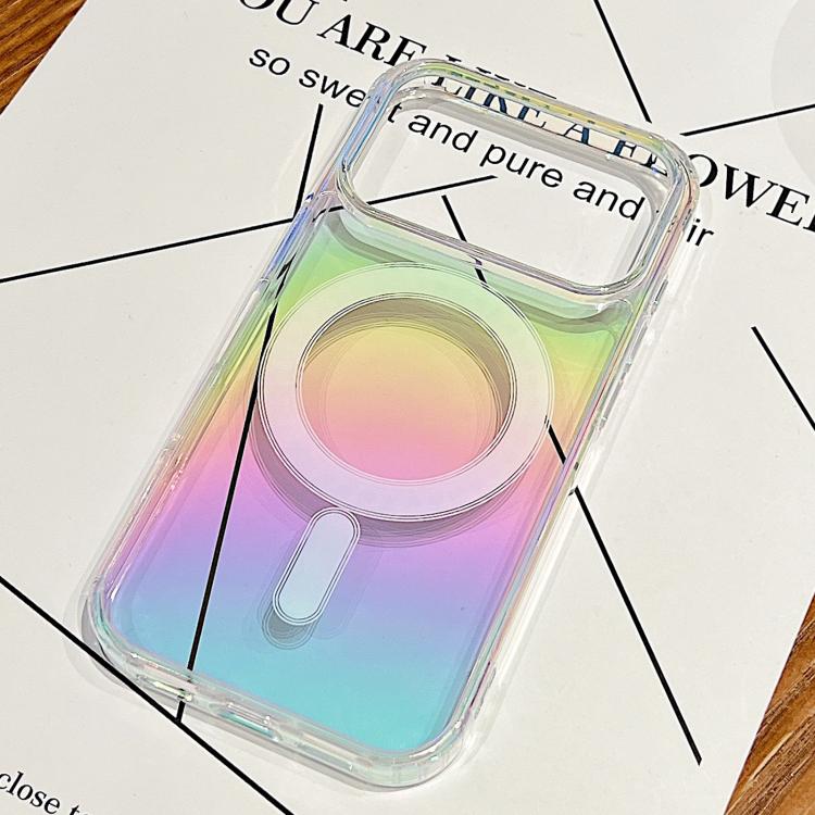 Gradient Color MagSafe Airbag Full Coverage Phone Case, For iPhone 18 Pro, For iPhone 18 Pro Max, For iPhone 16e / 17e, For iPhone 17 Pro Max, For iPhone 17 Pro, For iPhone 17, For iPhone Air, For iPhone 16 Pro Max, For iPhone 16 Pro, For iPhone 16 Plu...