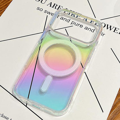Gradient Color MagSafe Airbag Full Coverage Phone Case, For iPhone 18 Pro, For iPhone 18 Pro Max, For iPhone 16e / 17e, For iPhone 17 Pro Max, For iPhone 17 Pro, For iPhone 17, For iPhone Air, For iPhone 16 Pro Max, For iPhone 16 Pro, For iPhone 16 Plu...