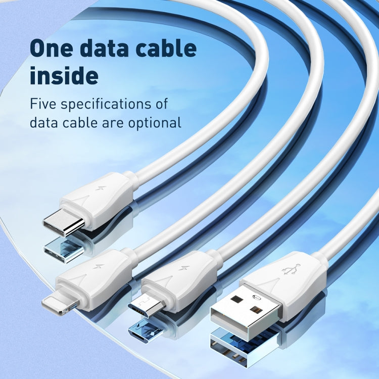 LDNIO Q334 32W Type-C + Dual USB Port Charger with 1m USB-C / Type-C Data Cable, EU Plug, UK Plug, US Plug