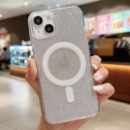 Acrylic Transparent Glitter MagSafe Phone Case, For iPhone 13, For iPhone 12 / 12 Pro, For iPhone 12 Pro Max, For iPhone 11 Pro Max, For iPhone 11, For iPhone 11 Pro, For iPhone XS / X, For iPhone XR, For iPhone XS Max, For iPhone 8 Plus / 7 Plus
