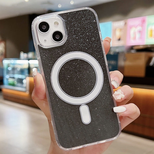 Acrylic Transparent Glitter MagSafe Phone Case, For iPhone 13, For iPhone 12 / 12 Pro, For iPhone 12 Pro Max, For iPhone 11 Pro Max, For iPhone 11, For iPhone 11 Pro, For iPhone XS / X, For iPhone XR, For iPhone XS Max, For iPhone 8 Plus / 7 Plus