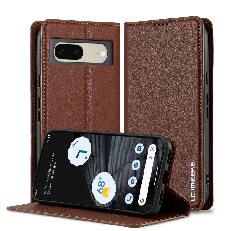 LC.IMEEKE L1 Series Frosted Fine Texture PU Phone Case, For Google Pixel 10a, For Google Pixel 10 Pro XL, For Google Pixel 10 / 10 Pro, For Google Pixel 9a, For Google Pixel 9 Pro XL, For Google Pixel 9 Pro / 9, For Google Pixel 8A, For Google Pixel 8 ...