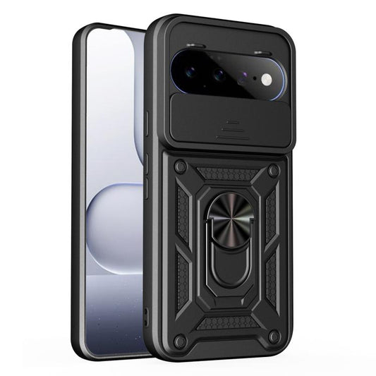 Sliding Camera Cover Design TPU+PC Phone Case, For Google Pixel 11, For Google Pixel 9a, For Google Pixel 9 Pro XL, For Google Pixel 9 / 9 Pro