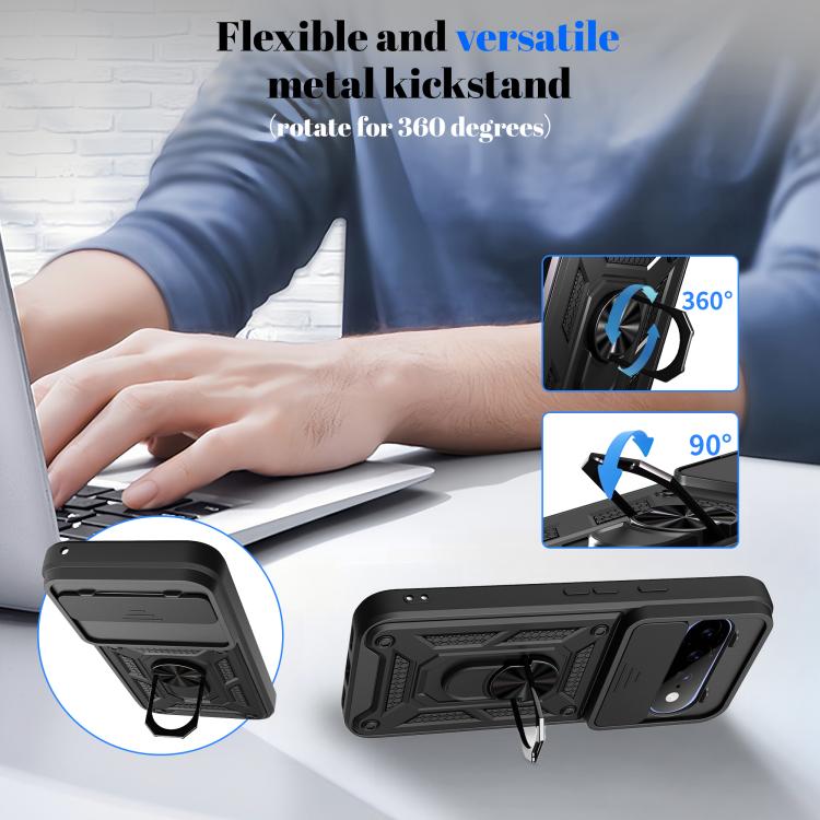 Sliding Camera Cover Design TPU+PC Phone Case, For Google Pixel 11, For Google Pixel 9a, For Google Pixel 9 Pro XL, For Google Pixel 9 / 9 Pro, For Google Pixel 7 Pro 5G, For Google Pixel 7 5G