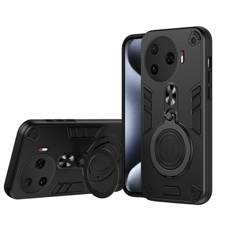 Metal Ring 360 Degree Rotating Holder PC Hybrid TPU Phone Case, For Tecno Pova 6, For Tecno Camon 30 Pro 5G, For Tecno Camon 30 4G