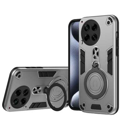 Metal Ring 360 Degree Rotating Holder PC Hybrid TPU Phone Case, For Tecno Pova 6, For Tecno Camon 30 Pro 5G, For Tecno Camon 30 4G