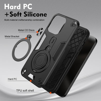 Metal Ring 360 Degree Rotating Holder PC Hybrid TPU Phone Case, For Tecno Pova 6, For Tecno Camon 30 Pro 5G, For Tecno Camon 30 4G