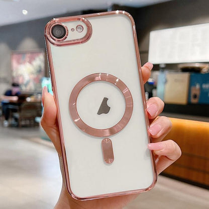 Electroplating MagSafe Phone Case, For iPhone 17e / 16e, For iPhone 17 Pro Max, For iPhone 17 Pro, For iPhone 17, For iPhone Air, For iPhone 16 Pro Max, For iPhone 16 Pro, For iPhone 16 Plus, For iPhone 16, For iPhone 15 Pro Max, For iPhone 15 Pro     ...
