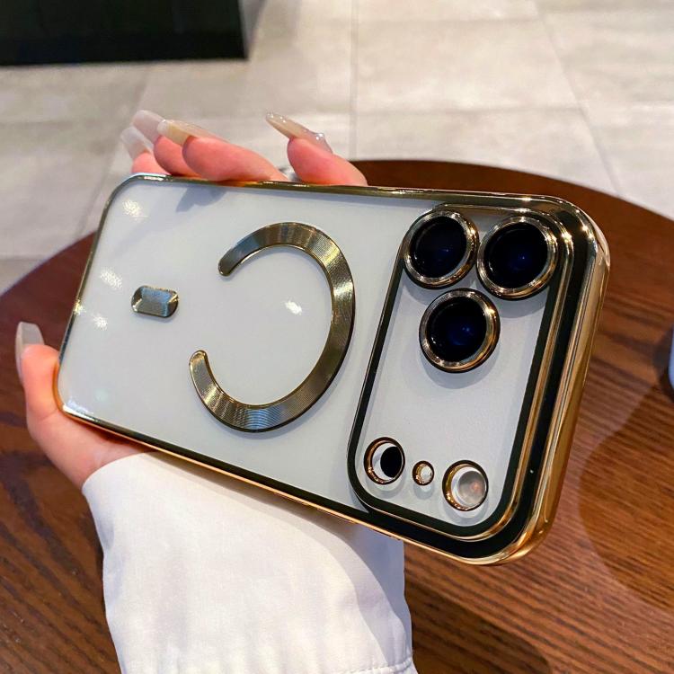 Electroplating MagSafe Phone Case, For iPhone 17e / 16e, For iPhone 17 Pro Max, For iPhone 17 Pro, For iPhone 17, For iPhone Air, For iPhone 16 Pro Max, For iPhone 16 Pro, For iPhone 16 Plus, For iPhone 16, For iPhone 15 Pro Max, For iPhone 15 Pro     ...