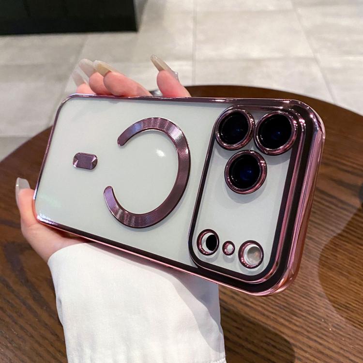 Electroplating MagSafe Phone Case, For iPhone 17e / 16e, For iPhone 17 Pro Max, For iPhone 17 Pro, For iPhone 17, For iPhone Air, For iPhone 16 Pro Max, For iPhone 16 Pro, For iPhone 16 Plus, For iPhone 16, For iPhone 15 Pro Max, For iPhone 15 Pro     ...