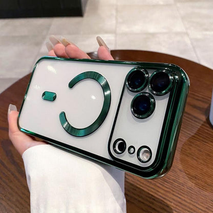 Electroplating MagSafe Phone Case, For iPhone 17e / 16e, For iPhone 17 Pro Max, For iPhone 17 Pro, For iPhone 17, For iPhone Air, For iPhone 16 Pro Max, For iPhone 16 Pro, For iPhone 16 Plus, For iPhone 16, For iPhone 15 Pro Max, For iPhone 15 Pro     ...