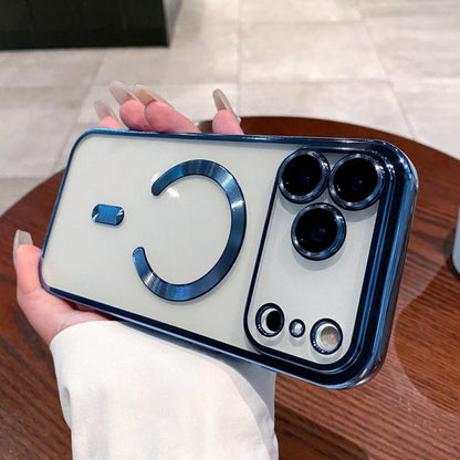 Electroplating MagSafe Phone Case, For iPhone 17e / 16e, For iPhone 17 Pro Max, For iPhone 17 Pro, For iPhone 17, For iPhone Air, For iPhone 16 Pro Max, For iPhone 16 Pro, For iPhone 16 Plus, For iPhone 16, For iPhone 15 Pro Max, For iPhone 15 Pro     ...