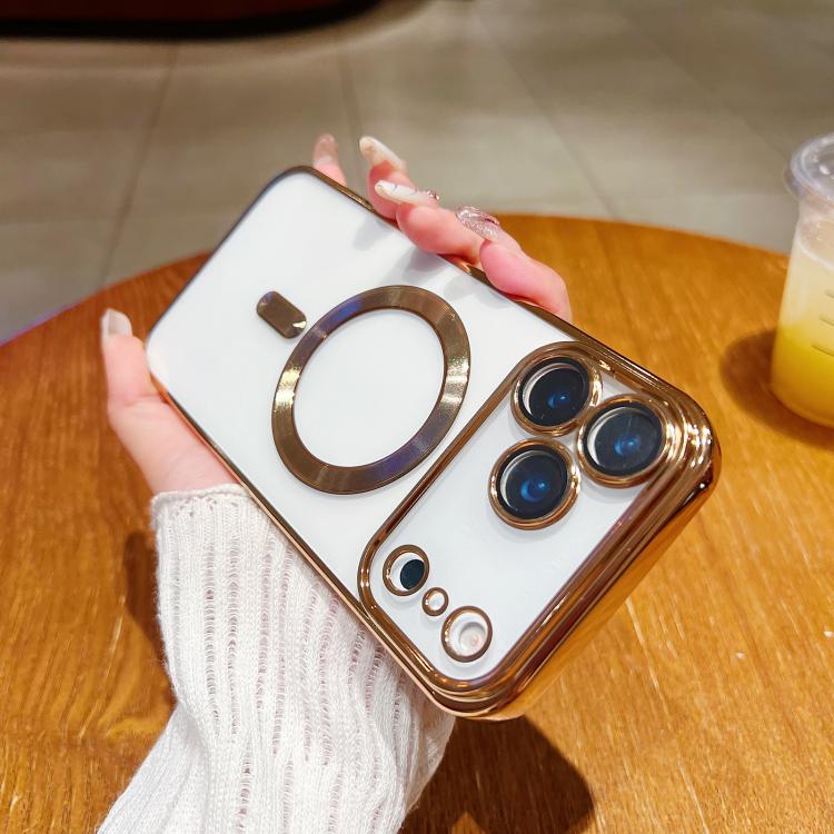 Electroplating MagSafe Phone Case, For iPhone 18, For iPhone 18 Pro, For iPhone 18 Pro Max, For iPhone 17e / 16e, For iPhone 17 Pro Max, For iPhone 17 Pro, For iPhone 17, For iPhone Air
