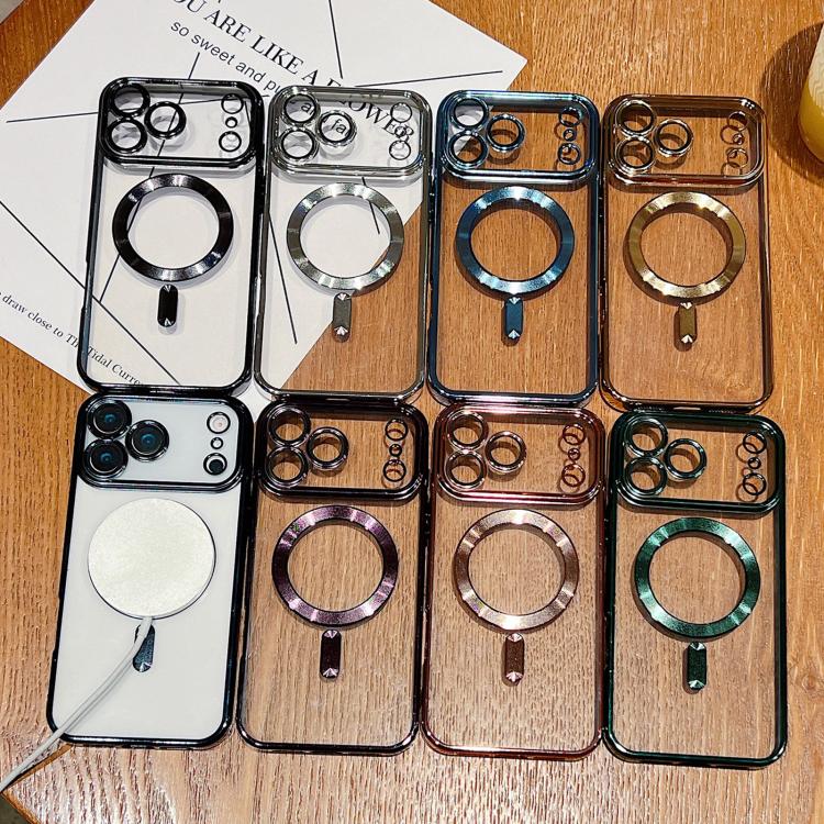 Coque de téléphone MagSafe avec galvanoplastie, Pour iPhone 14 Pro Max, Pour iPhone 13 Pro Max, Pour iPhone 13 Pro, Pour iPhone 13, Pour iPhone 12, Pour iPhone 12 Pro Max, Pour iPhone 12 Pro, Pour iPhone 11 Pro Max