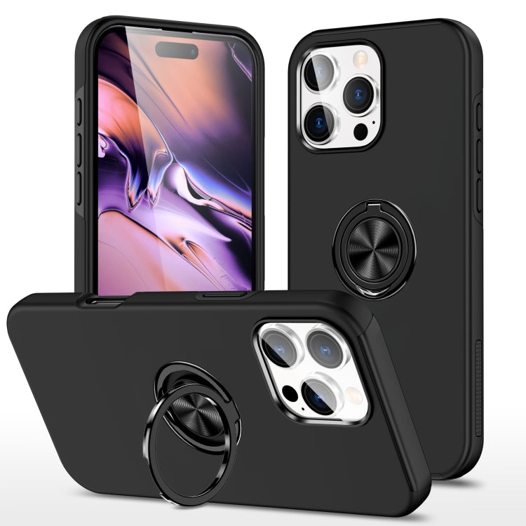 PC + TPU Magnetic Phone Case with Invisible Ring Holder