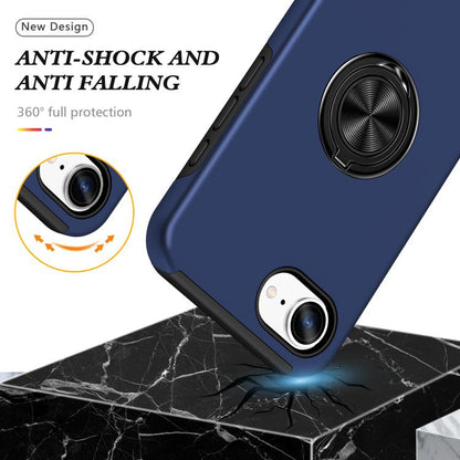 PC + TPU Magnetic Phone Case with Invisible Ring Holder, For iPhone 17e / 16e, For iPhone 17 Pro Max, For iPhone 17, For iPhone Air, For iPhone 16 Pro Max, For iPhone 16 Pro, For iPhone 16 Plus, For iPhone 16
