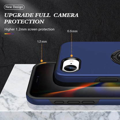 PC + TPU Magnetic Phone Case with Invisible Ring Holder, For iPhone 17e / 16e, For iPhone 17 Pro Max, For iPhone 17, For iPhone Air, For iPhone 16 Pro Max, For iPhone 16 Pro, For iPhone 16 Plus, For iPhone 16