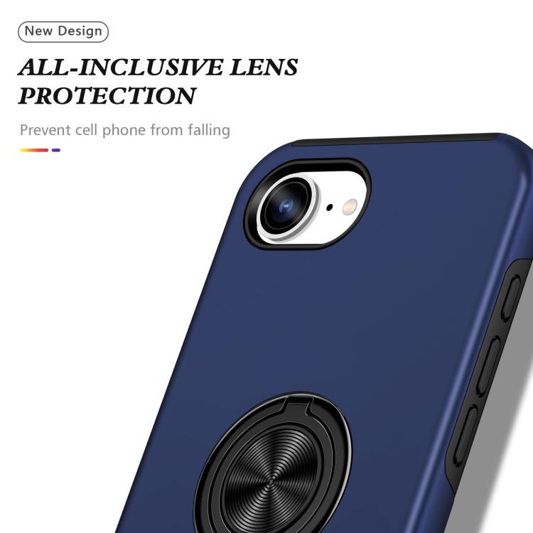 PC + TPU Magnetic Phone Case with Invisible Ring Holder, For iPhone 17e / 16e, For iPhone 17 Pro Max, For iPhone 17, For iPhone Air, For iPhone 16 Pro Max, For iPhone 16 Pro, For iPhone 16 Plus, For iPhone 16