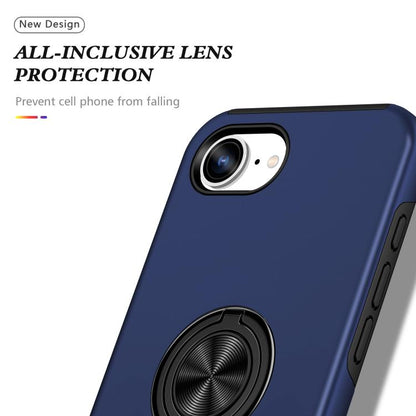 PC + TPU Magnetic Phone Case with Invisible Ring Holder, For iPhone 17e / 16e, For iPhone 17 Pro Max, For iPhone 17, For iPhone Air, For iPhone 16 Pro Max, For iPhone 16 Pro, For iPhone 16 Plus, For iPhone 16