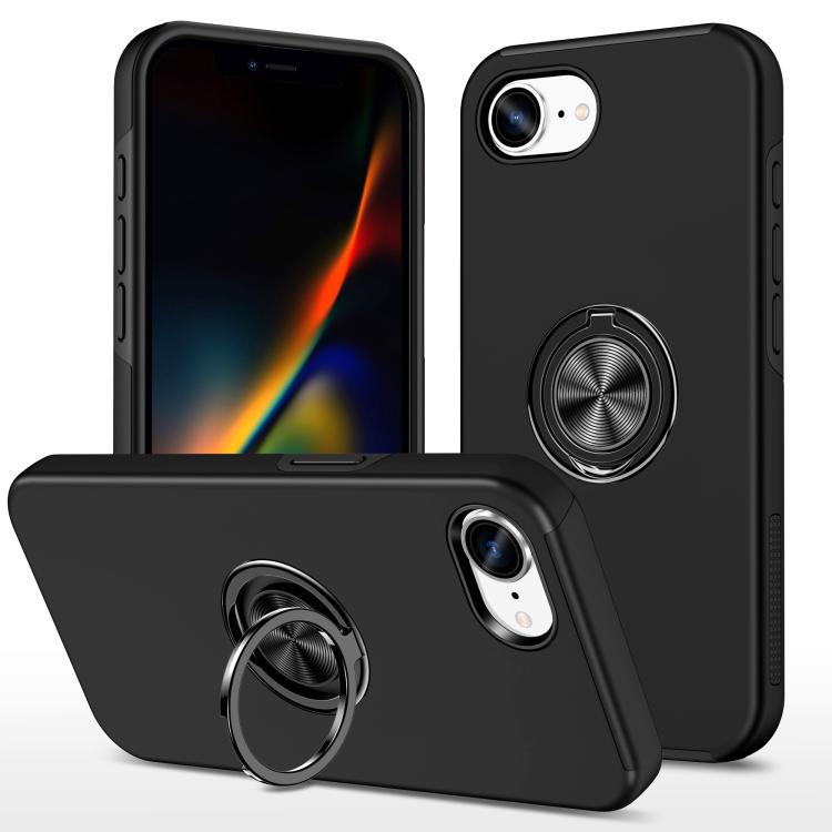 PC + TPU Magnetic Phone Case with Invisible Ring Holder