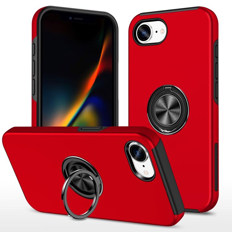 PC + TPU Magnetic Phone Case with Invisible Ring Holder, For iPhone 17e / 16e, For iPhone 17 Pro Max, For iPhone 17, For iPhone Air, For iPhone 16 Pro Max, For iPhone 16 Pro, For iPhone 16 Plus, For iPhone 16