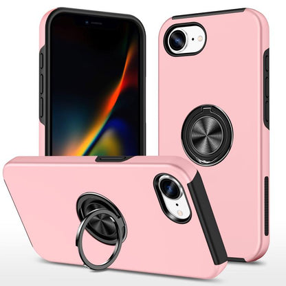 PC + TPU Magnetic Phone Case with Invisible Ring Holder, For iPhone 17e / 16e, For iPhone 17 Pro Max, For iPhone 17, For iPhone Air, For iPhone 16 Pro Max, For iPhone 16 Pro, For iPhone 16 Plus, For iPhone 16