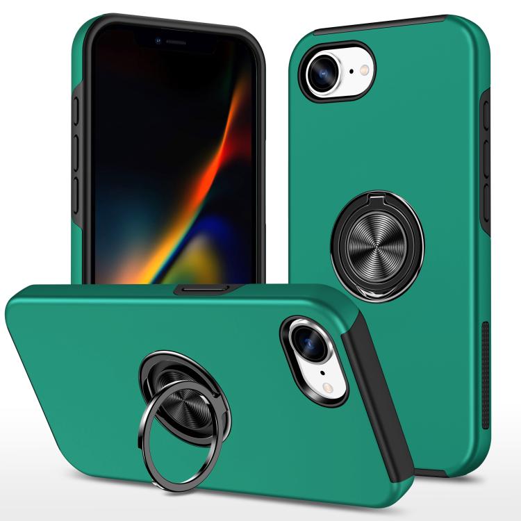 PC + TPU Magnetic Phone Case with Invisible Ring Holder, For iPhone 17e / 16e, For iPhone 17 Pro Max, For iPhone 17, For iPhone Air, For iPhone 16 Pro Max, For iPhone 16 Pro, For iPhone 16 Plus, For iPhone 16