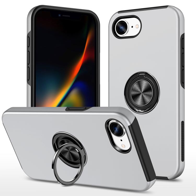 PC + TPU Magnetic Phone Case with Invisible Ring Holder