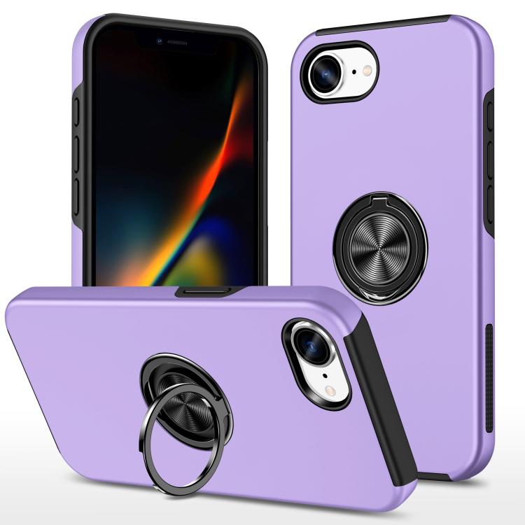 PC + TPU Magnetic Phone Case with Invisible Ring Holder