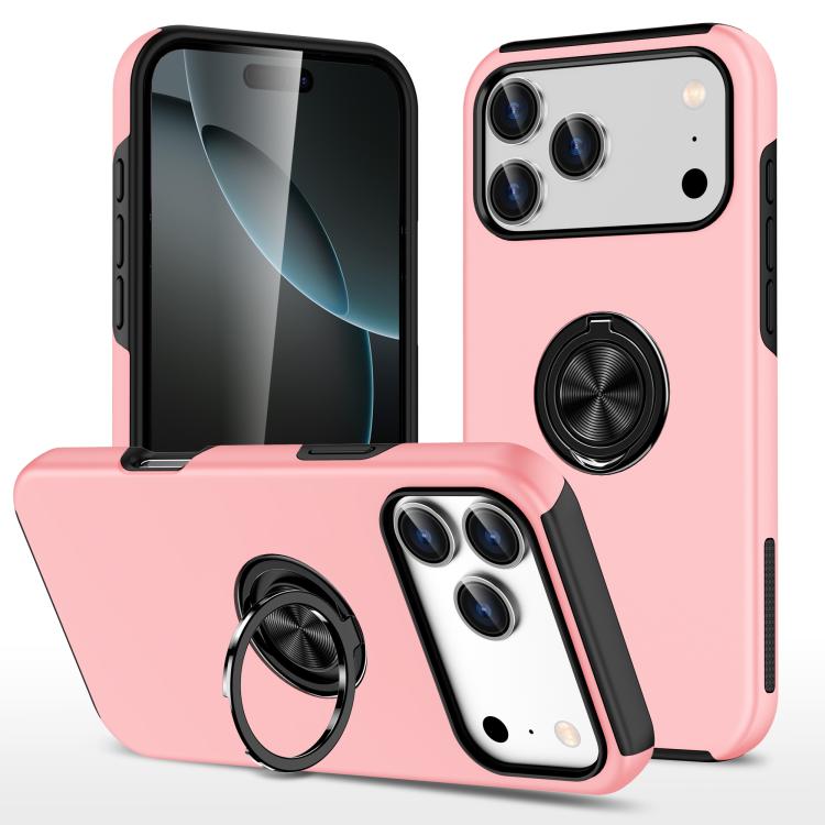 PC + TPU Magnetic Phone Case with Invisible Ring Holder