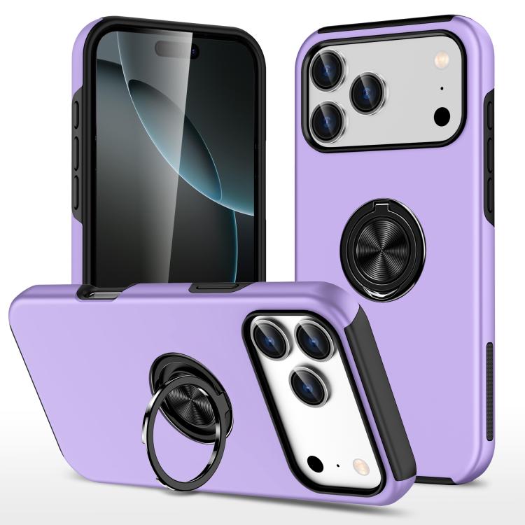 PC + TPU Magnetic Phone Case with Invisible Ring Holder