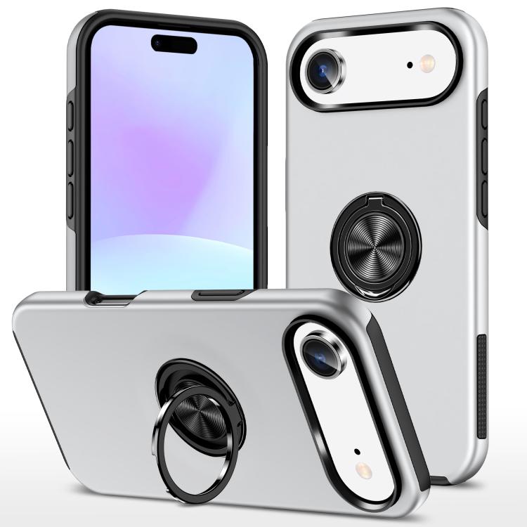 PC + TPU Magnetic Phone Case with Invisible Ring Holder