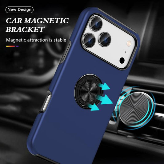 PC + TPU Magnetic Phone Case with Invisible Ring Holder, For iPhone 18 Pro, For iPhone 18 Pro Max, For iPhone 17e / 16e, For iPhone 17 Pro Max, For iPhone 17, For iPhone Air, For iPhone 16 Pro Max, For iPhone 16 Pro, For iPhone 16 Plus, For iPhone 16