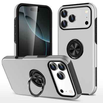 PC + TPU Magnetic Phone Case with Invisible Ring Holder, For iPhone 18 Pro, For iPhone 18 Pro Max, For iPhone 17e / 16e, For iPhone 17 Pro Max, For iPhone 17 Pro, For iPhone 17, For iPhone Air, For iPhone 16 Pro Max, For iPhone 16 Pro, For iPhone 16 Pl...