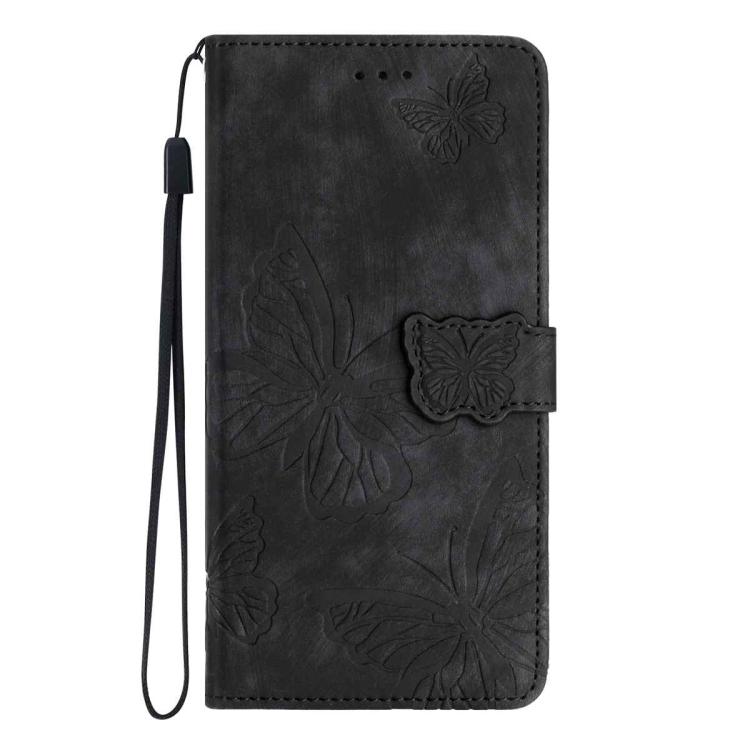 Skin-feel Embossed Butterfly Leather Phone Case, For iPhone 18 Pro / 17 Pro, For iPhone 18 Pro Max / 17 Pro Max, For iPhone 17, For iPhone Air, For iPhone 16 Pro Max, For iPhone 16 Pro, For iPhone 16 Plus, For iPhone 16