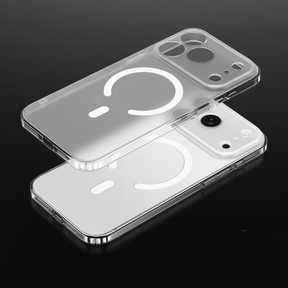 SULADA Crystal Sand Series Electroplating Frosted MagSafe Magnetic Phone Case, For iPhone 17 Pro Max, For iPhone 17 Pro, For iPhone 17, For iPhone 16 Pro Max, For iPhone 16 Pro, For iPhone 16 Plus, For iPhone 16, For iPhone 15 Pro Max, For iPhone 15 Pr...