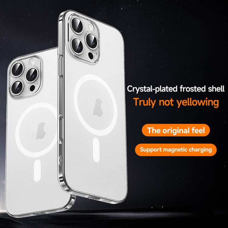 SULADA Crystal Sand Series Electroplating Frosted MagSafe Magnetic Phone Case, For iPhone 17 Pro Max, For iPhone 17 Pro, For iPhone 17, For iPhone 16 Pro Max, For iPhone 16 Pro, For iPhone 16 Plus, For iPhone 16, For iPhone 15 Pro Max, For iPhone 15 Pr...