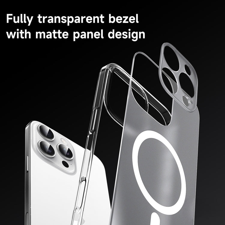 SULADA Crystal Sand Series Electroplating Frosted MagSafe Magnetic Phone Case, For iPhone 17 Pro Max, For iPhone 17 Pro, For iPhone 17, For iPhone 16 Pro Max, For iPhone 16 Pro, For iPhone 16 Plus, For iPhone 16, For iPhone 15 Pro Max, For iPhone 15 Pr...