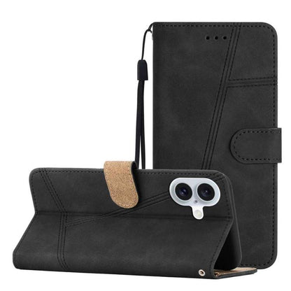 Skin-feel Stitching Leather Phone Case, For iPhone 17 Pro Max, For iPhone 17 Pro, For iPhone 17, For iPhone Air, For iPhone 16 Pro Max, For iPhone 16 Pro, For iPhone 16 Plus, For iPhone 16