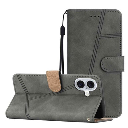 Skin-feel Stitching Leather Phone Case, For iPhone 17 Pro Max, For iPhone 17 Pro, For iPhone 17, For iPhone Air, For iPhone 16 Pro Max, For iPhone 16 Pro, For iPhone 16 Plus, For iPhone 16