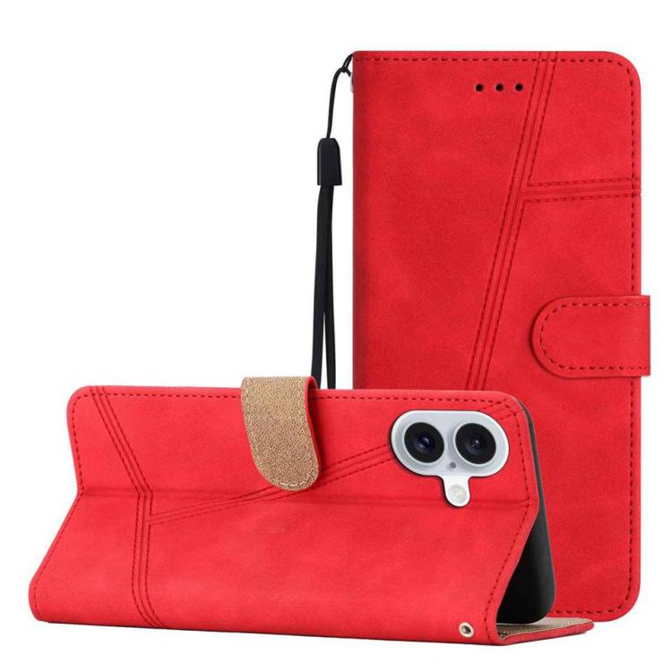 Skin-feel Stitching Leather Phone Case, For iPhone 17 Pro Max, For iPhone 17 Pro, For iPhone 17, For iPhone Air, For iPhone 16 Pro Max, For iPhone 16 Pro, For iPhone 16 Plus, For iPhone 16