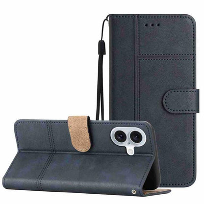 Cowhide Texture Stitching Leather Phone Case, For iPhone 17 Pro Max, For iPhone 17 Pro, For iPhone 17, For iPhone Air, For iPhone 16 Pro Max, For iPhone 16 Pro, For iPhone 16 Plus, For iPhone 16