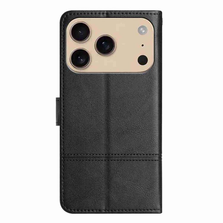 Cowhide Texture Stitching Leather Phone Case, For iPhone 18 Pro / 17 Pro, For iPhone 18 Pro Max / 17 Pro Max, For iPhone 17, For iPhone 17 Air, For iPhone 16 Pro Max, For iPhone 16 Pro, For iPhone 16 Plus, For iPhone 16