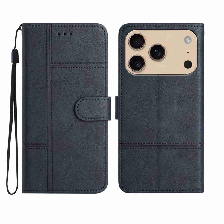 Cowhide Texture Stitching Leather Phone Case, For iPhone 17 Pro Max, For iPhone 17 Pro, For iPhone 17, For iPhone Air, For iPhone 16 Pro Max, For iPhone 16 Pro, For iPhone 16 Plus, For iPhone 16