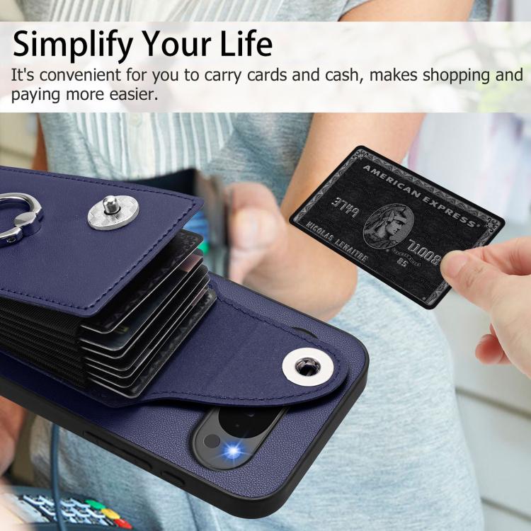 Organ Card Bag Ring Holder Phone Case, For Google Pixel 10 Pro XL, For Google Pixel 10 / 10 Pro, For Google Pixel 9 Pro XL, For Google Pixel 9 / 9 Pro, For Google Pixel 8a, For Google Pixel 8 Pro, For Google Pixel 8
