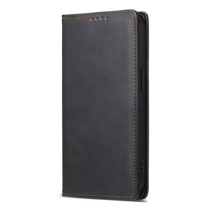 Business Solid Color Magnetic RFID Leather Phone Case, For iPhone 17e / 16e, For iPhone 17 Pro Max, For iPhone 17 Pro, For iPhone 17, For iPhone Air, For iPhone 16 Pro Max, For iPhone 16 Pro, For iPhone 16 Plus, For iPhone 16
